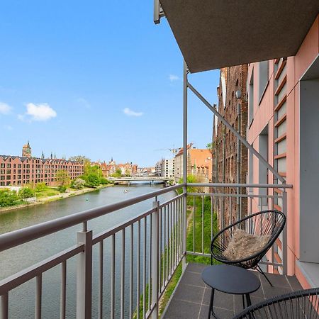 Waterlane Island - Riverview Pool, Spa, Gym & Parking By Downtown Apartments Gdańsk Eksteriør bilde
