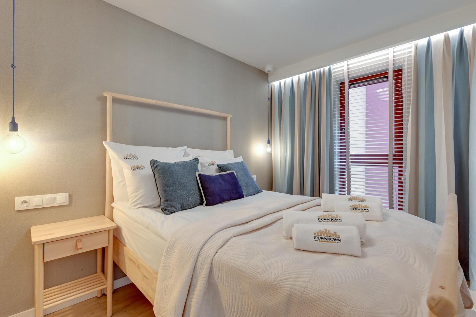 Waterlane Island - Riverview Pool, Spa, Gym & Parking By Downtown Apartments Gdańsk Rom bilde