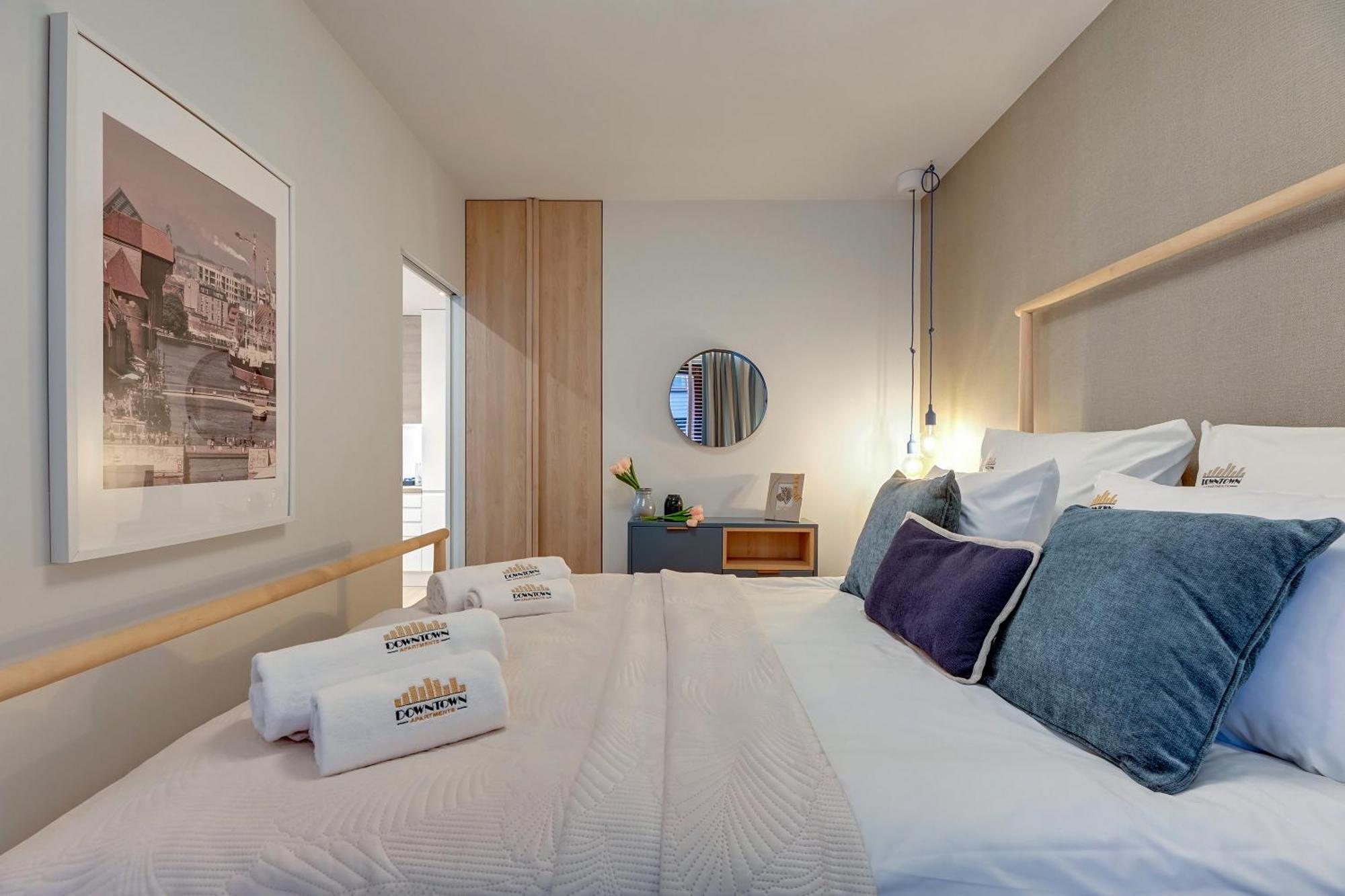 Waterlane Island - Riverview Pool, Spa, Gym & Parking By Downtown Apartments Gdańsk Rom bilde