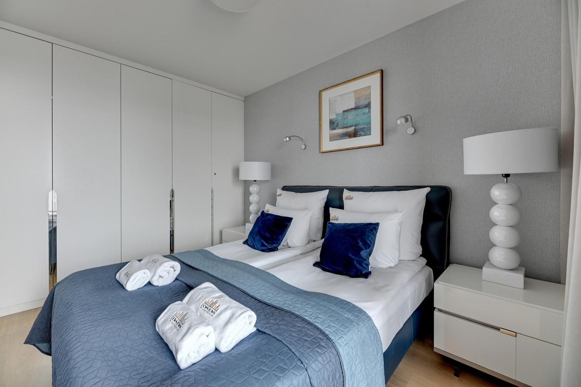 Waterlane Island - Riverview Pool, Spa, Gym & Parking By Downtown Apartments Gdańsk Rom bilde