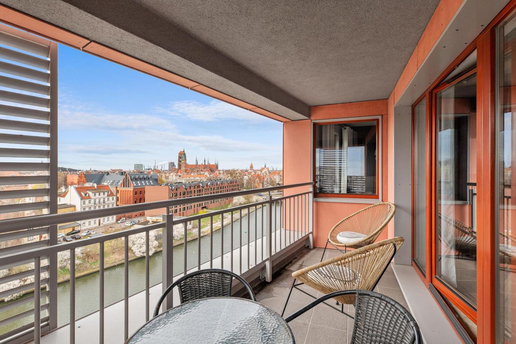 Waterlane Island - Riverview Pool, Spa, Gym & Parking By Downtown Apartments Gdańsk Eksteriør bilde