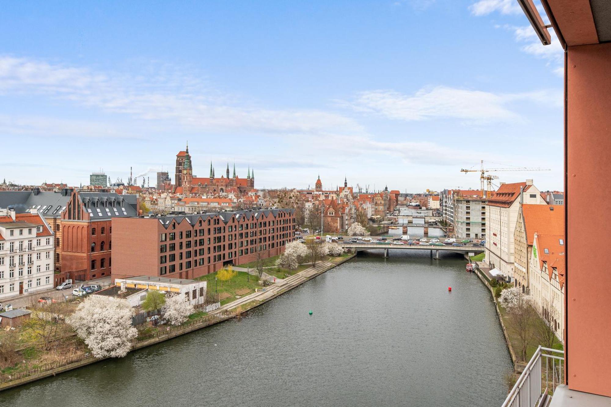 Waterlane Island - Riverview Pool, Spa, Gym & Parking By Downtown Apartments Gdańsk Eksteriør bilde