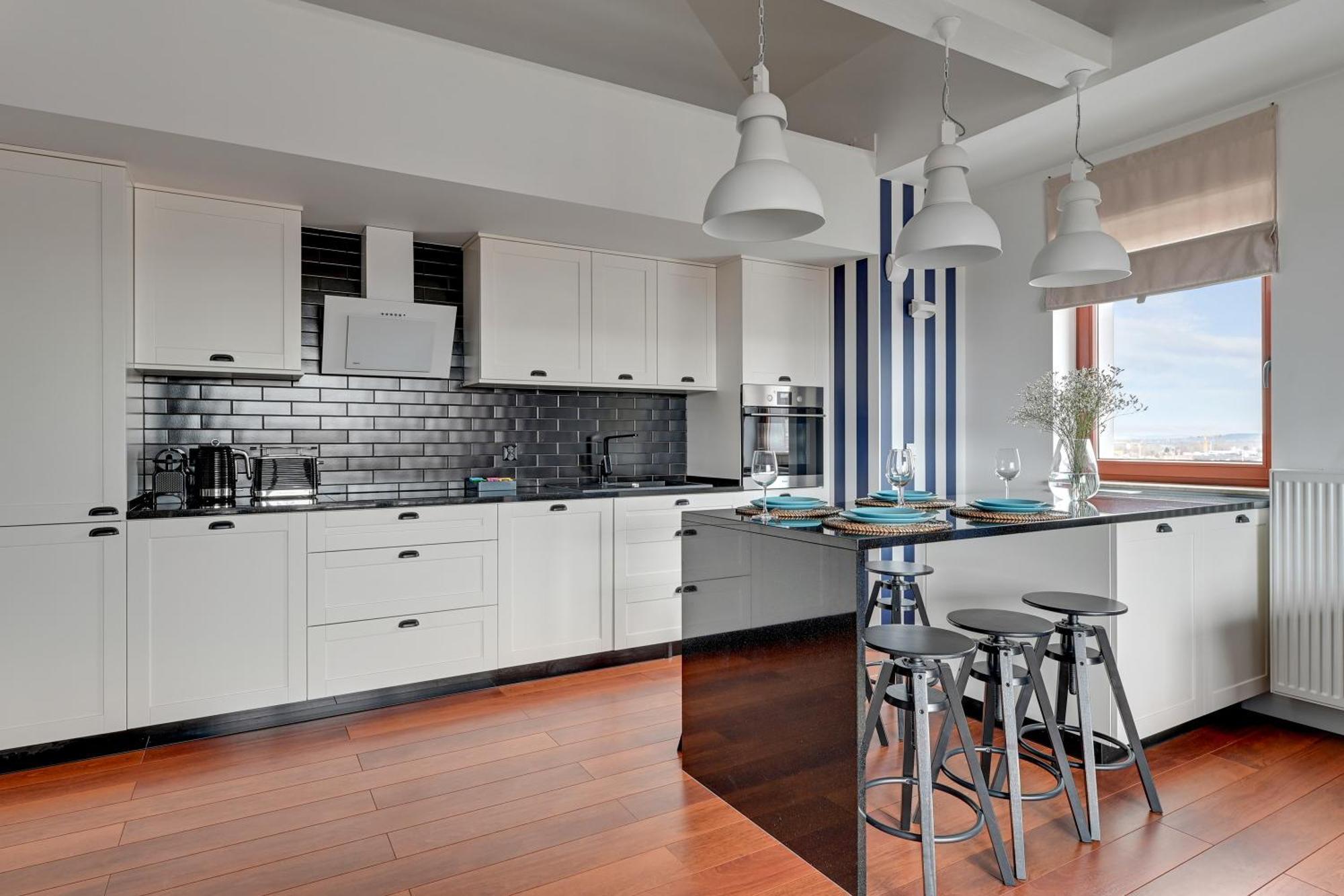Waterlane Island - Riverview Pool, Spa, Gym & Parking By Downtown Apartments Gdańsk Rom bilde