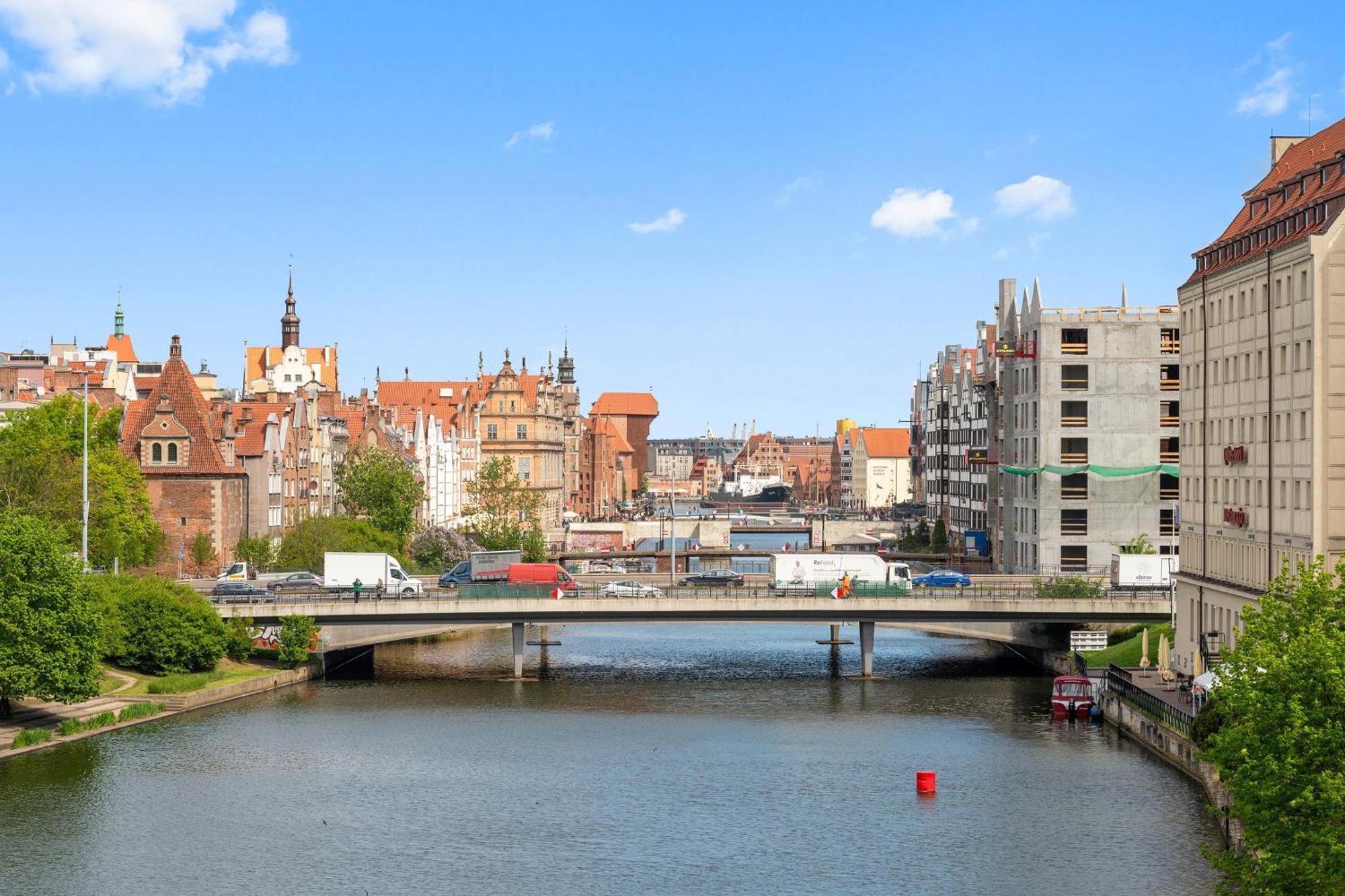 Waterlane Island - Riverview Pool, Spa, Gym & Parking By Downtown Apartments Gdańsk Eksteriør bilde