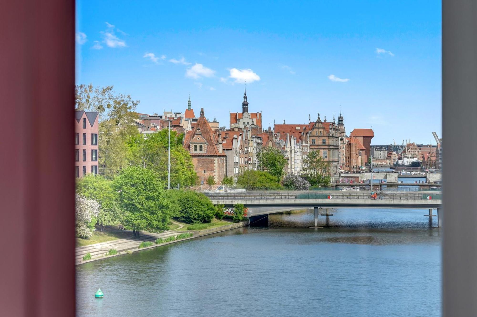 Waterlane Island - Riverview Pool, Spa, Gym & Parking By Downtown Apartments Gdańsk Eksteriør bilde