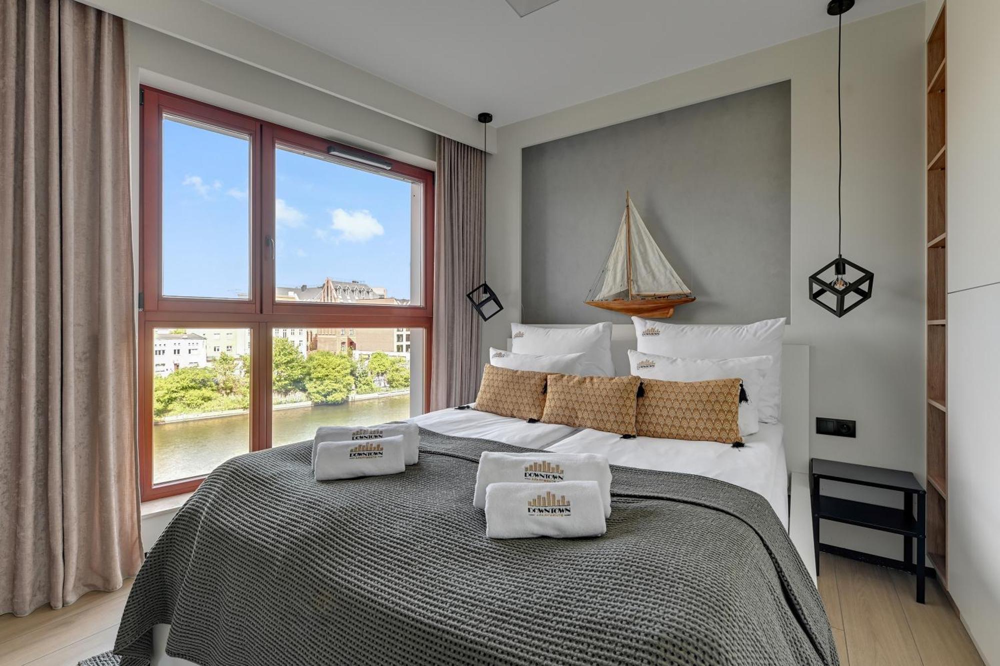 Waterlane Island - Riverview Pool, Spa, Gym & Parking By Downtown Apartments Gdańsk Eksteriør bilde