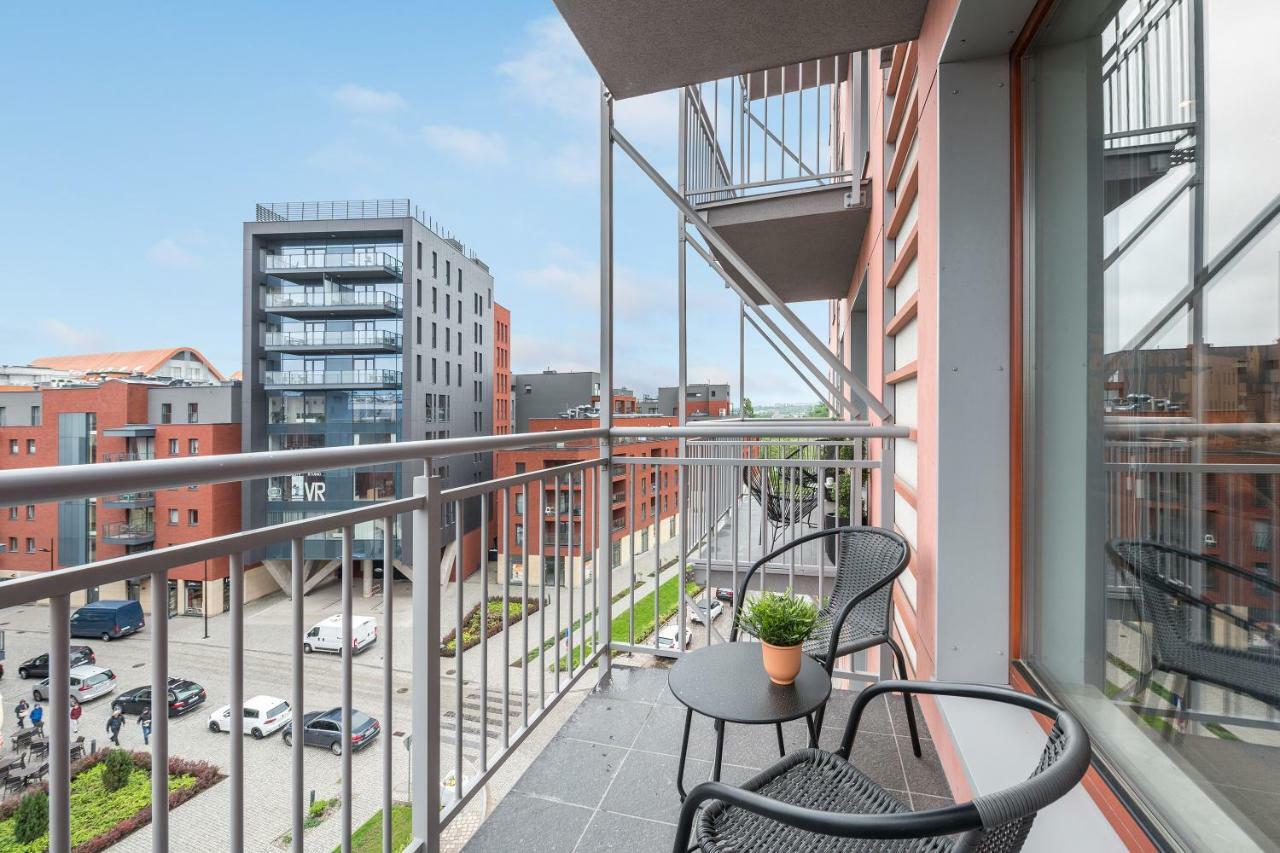 Waterlane Island - Riverview Pool, Spa, Gym & Parking By Downtown Apartments Gdańsk Eksteriør bilde