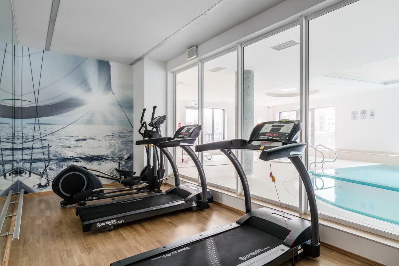 Waterlane Island - Riverview Pool, Spa, Gym & Parking By Downtown Apartments Gdańsk Eksteriør bilde