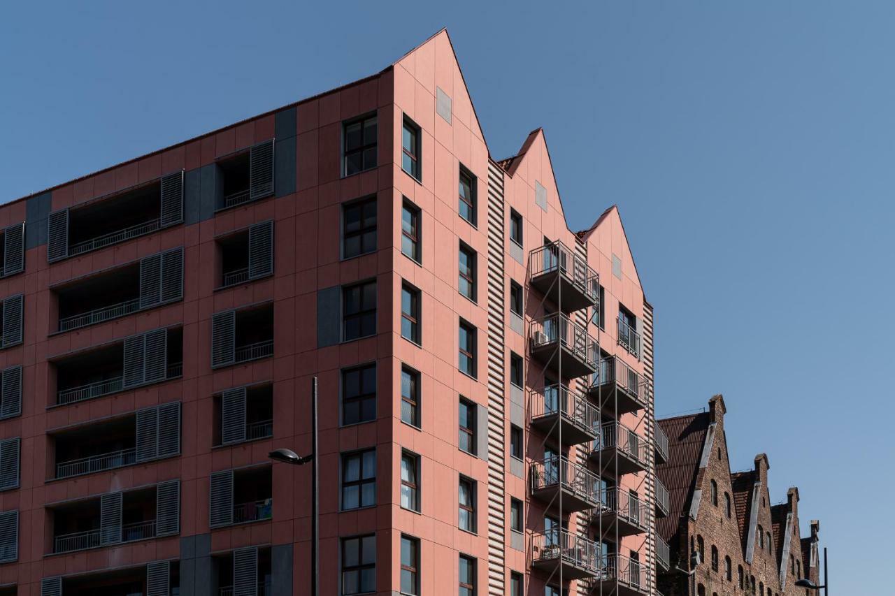 Waterlane Island - Riverview Pool, Spa, Gym & Parking By Downtown Apartments Gdańsk Eksteriør bilde